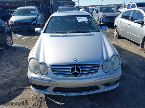 2003 Mercedes-Benz CLK-Class 5.0L with VIN WDBTJ75J63F052544, listed as a IAAI auction lot 41588753 with 1 mi miles. Bid and sale history available at carsss.com. Image 12.