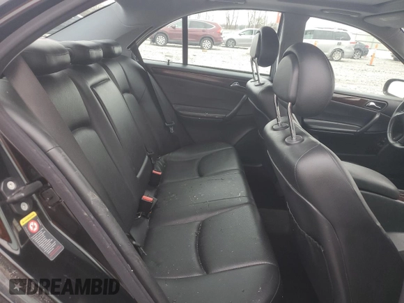 2003 Mercedes-Benz C 240 with VIN WDBRF61J03A443486, listed as a Copart auction lot 43896805 with 62,931 mi miles and Salvage Title. Bid and sale history available at carsss.com. Image 11.