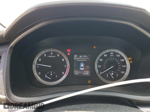 2018 Hyundai Sonata SE z VIN 5NPE24AF2JH624445, wystawiony jako Copart lot #57905695 z przebiegiem 68 785 mil mil oraz Szkoda całkowita • Salvage title. Historia ofert i sprzedaży dostępna na DreamBid. Obrazek 9.