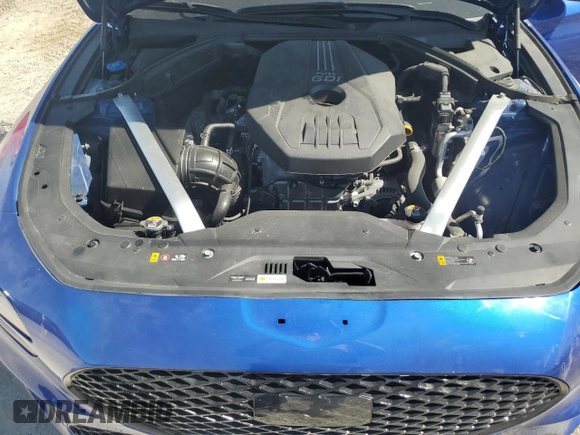 2023 Genesis G70 2.0T with VIN KMTG34TA9PU105285, listed as a Copart auction lot 58724654 with 26,885 mi miles and Salvage Title. Bid and sale history available at DreamBid. Image 12.