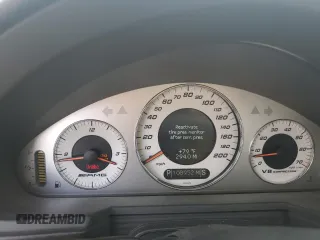 2005 Mercedes-Benz E-Class 5.5L AMG with VIN WDBUF76J15A768563, listed as a Copart auction lot 54874585 with 108,952 mi miles and Salvage Title. Bid and sale history available at carsss.com. Image 10.