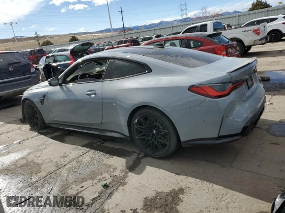 2021 BMW M4 Competition with VIN WBS33AZ09MCG46120, listed as a Copart auction lot 40502493 with 0 mi miles. Bid and sale history available at carsss.com. Image 2.