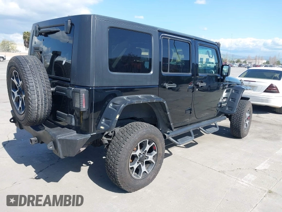 2008 Jeep Wrangler Unlimited Sahara with VIN 1J8GA59168L587554, listed as a IAAI auction lot 41963587 with 189,943 mi miles and . Bid and sale history available at DreamBid. Image 4.