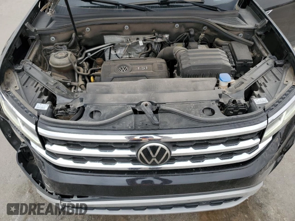 2020 Volkswagen Atlas SEL with VIN 1V2MC2CA9LC206962, listed as a Copart auction lot 51628335 with 47,166 mi miles and Salvage title. Bid and sale history available at DreamBid. Image 12.