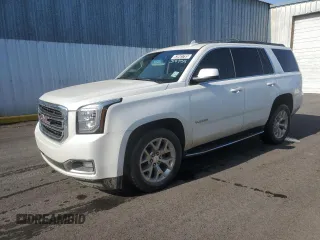 2017 GMC Yukon SLT z VIN 1GKS1BKC4HR314755, wystawiony jako Copart lot #53903795 z przebiegiem 122 895 mil mil oraz Czysty tytuł • Clean title. Historia ofert i sprzedaży dostępna na DreamBid. Obrazek 1.