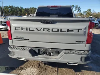 2024 Chevrolet Silverado 1500 RST with VIN 1GCUDEE80RZ374893, listed as a Copart auction lot 46840995 with 12,736 mi miles and Salvage Title. Bid and sale history available at carsss.com. Image 6.