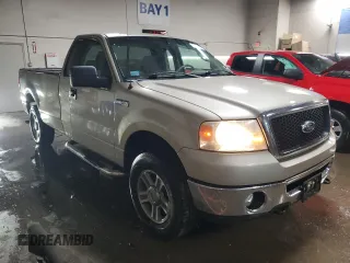 2007 Ford F-150 XL with VIN 1FTRF14WX7KA78665, listed as a Copart auction lot 49962105 with 127,491 mi miles and Salvage title. Bid and sale history available at DreamBid. Image 4.