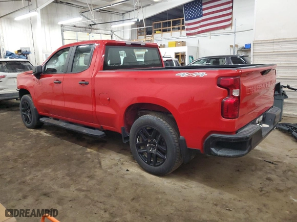 2019 Chevrolet Silverado 1500 Work Truck with VIN 1GCRYAEFXKZ345098, listed as a Copart auction lot 84142694 with 56,705 mi miles and Salvage Title. Bid and sale history available at carsss.com. Image 2.