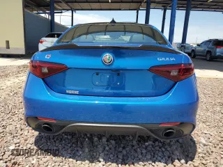 2022 Alfa Romeo Giulia Ti with VIN ZARFAMBN5N7655993, listed as a Copart auction lot 62115984 with 0 mi miles and Salvage Title. Bid and sale history available at carsss.com. Image 6.