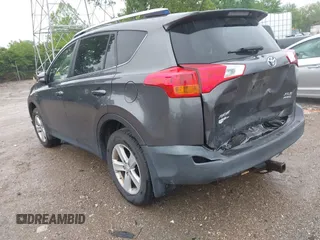 2013 Toyota RAV4 XLE with VIN JTMRFREV7D5020575, listed as a IAAI auction lot 42303486 with 189,032 mi miles and . Bid and sale history available at DreamBid. Image 3.