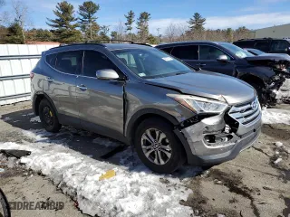2016 Hyundai Santa Fe Sport with VIN 5XYZUDLBXGG315201, listed as a Copart auction lot 46097065 with 114,747 mi miles and Salvage Title. Bid and sale history available at carsss.com. Image 4.