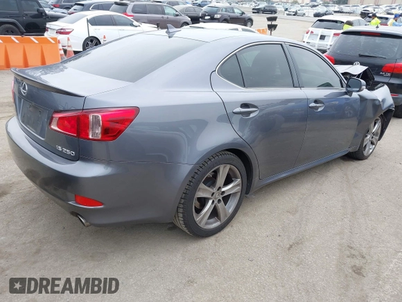 2013 Lexus IS 250 with VIN JTHBF5C23D5187730, listed as a IAAI auction lot 42044838 with 80,315 mi miles and . Bid and sale history available at DreamBid. Image 4.