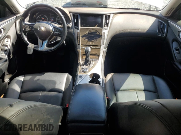 2020 Infiniti Q50 Luxe z VIN JN1EV7AP0LM206429, wystawiony jako Copart lot #56853085 z przebiegiem 126 636 mil mil oraz Szkoda całkowita • Salvage title. Historia ofert i sprzedaży dostępna na DreamBid. Obrazek 8.