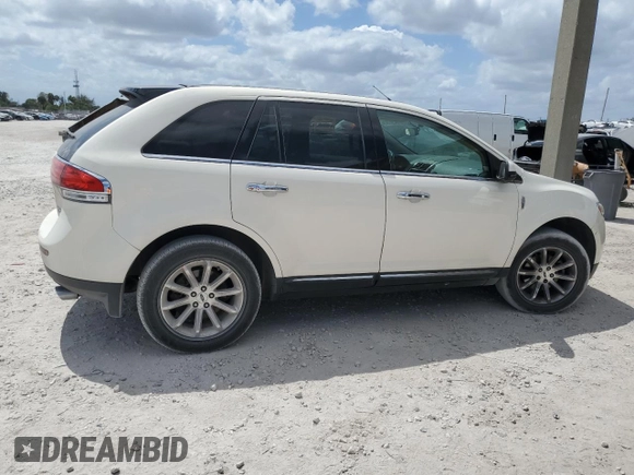 2012 Lincoln MKX with VIN 2LMDJ6JK4CBL00547, listed as a Copart auction lot 54607975 with 140,712 mi miles and Salvage Title. Bid and sale history available at carsss.com. Image 3.