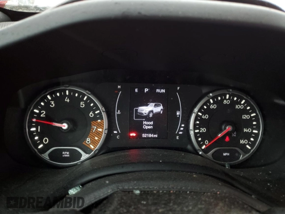 2021 Jeep Renegade Jeepster z VIN ZACNJDAB0MPM33342, wystawiony jako Copart lot #59976115 z przebiegiem 52 184 mil mil oraz Szkoda całkowita • Salvage title. Historia ofert i sprzedaży dostępna na DreamBid. Obrazek 9.