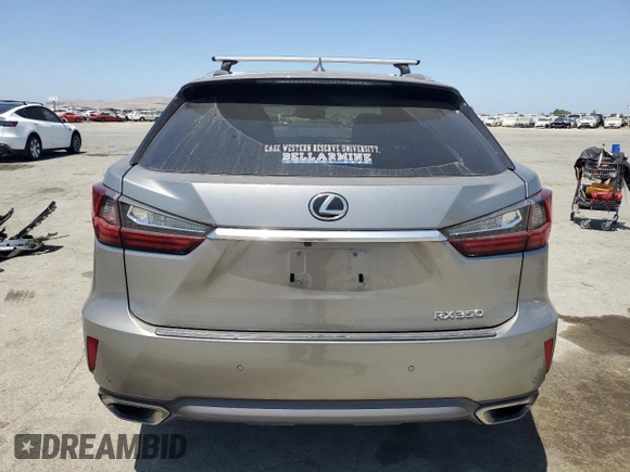 2017 Lexus RX 350 z VIN 2T2ZZMCA4HC044492, wystawiony jako Copart lot #60913785 z przebiegiem 78 145 mil mil oraz Szkoda całkowita • Salvage title. Historia ofert i sprzedaży dostępna na DreamBid. Obrazek 6.