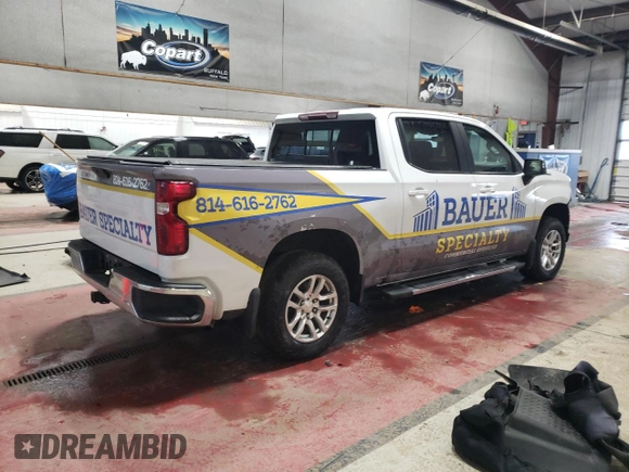 2019 Chevrolet Silverado 1500 LT with VIN 3GCUYDED2KG277082, listed as a Copart auction lot 41856025 with 94,106 mi miles and Salvage Title. Bid and sale history available at carsss.com. Image 3.