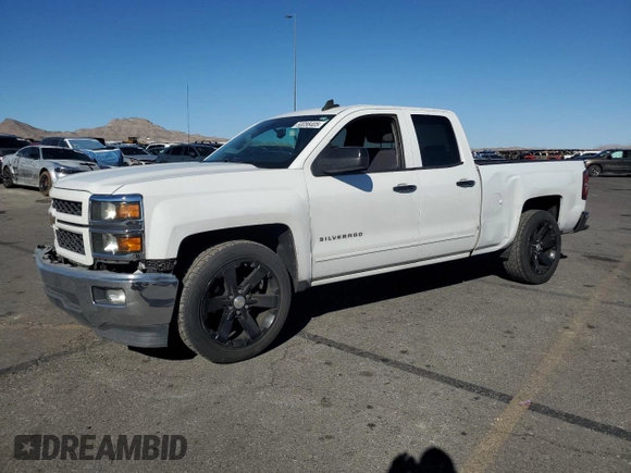 2015 Chevrolet Silverado 1500 LT with VIN 1GCRCRECXFZ223432, listed as a Copart auction lot 50058405 with 132,215 mi miles and Salvage Title. Bid and sale history available at carsss.com. Image 1.
