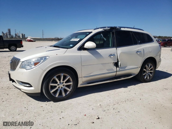 2014 Buick Enclave Premium with VIN 5GAKRCKDXEJ131147, listed as a Copart auction lot 46685145 with 142,692 mi miles and Salvage Title. Bid and sale history available at carsss.com. Image 1.