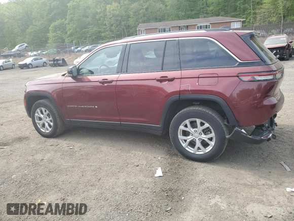 2023 Jeep Grand Cherokee Limited with VIN 1C4RJHBGXPC523600, listed as a Copart auction lot 54661555 with 42,933 mi miles and Salvage title. Bid and sale history available at DreamBid. Image 2.