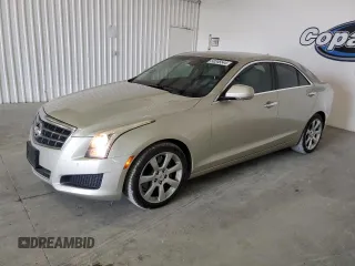 2014 Cadillac ATS Luxury RWD with VIN 1G6AB5RX0E0147554, listed as a Copart auction lot 58246544 with 110,469 mi miles and Salvage Title. Bid and sale history available at carsss.com. Image 1.