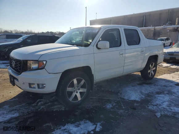2014 Honda Ridgeline SE with VIN 5FPYK1F61EB009773, listed as a Copart auction lot 41438015 with 167,849 mi miles and Salvage Title. Bid and sale history available at carsss.com. Image 1.