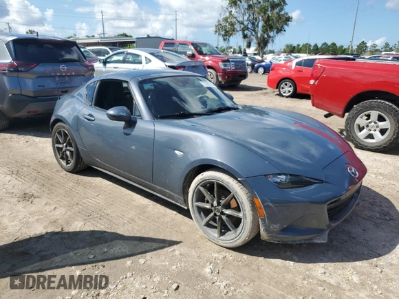 2020 Mazda MX-5 Miata RF Grand Touring with VIN JM1NDAM71L0411855, listed as a Copart auction lot 73795754 with 0 mi miles and Non Repairable. Bid and sale history available at carsss.com. Image 4.