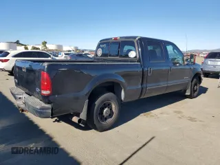 2003 Ford Super Duty F-250 XL with VIN 1FTNW20P23EB90968, listed as a Copart auction lot 41882395 with 215,373 mi miles and Salvage Title. Bid and sale history available at carsss.com. Image 3.