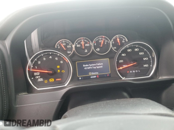 2019 Chevrolet Silverado 1500 LT with VIN 1GCRWCED1KZ246332, listed as a Copart auction lot 85464084 with 65,389 mi miles and Salvage Title. Bid and sale history available at DreamBid. Image 9.
