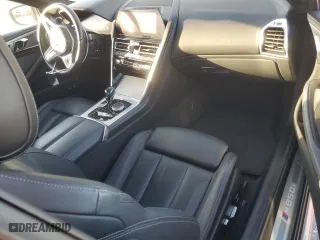 2019 BMW 8 Series M850i xDrive with VIN WBAFY4C50KBX39181, listed as a Copart auction lot 43533615 with 0 mi miles and Salvage Title. Bid and sale history available at carsss.com. Image 8.