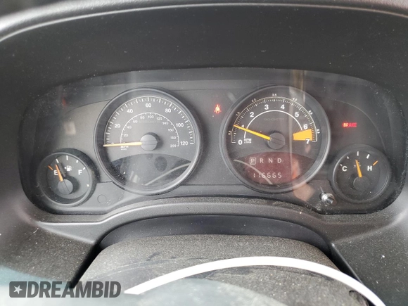 2014 Jeep Patriot Latitude with VIN 1C4NJRFB2ED718259, listed as a Copart auction lot 58095825 with 116,665 mi miles and Salvage title. Bid and sale history available at DreamBid. Image 9.