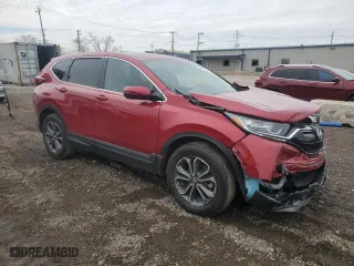 2022 Honda CR-V EX with VIN 2HKRW2H53NH605982, listed as a Copart auction lot 49432115 with 19,588 mi miles and Salvage Title. Bid and sale history available at carsss.com. Image 4.