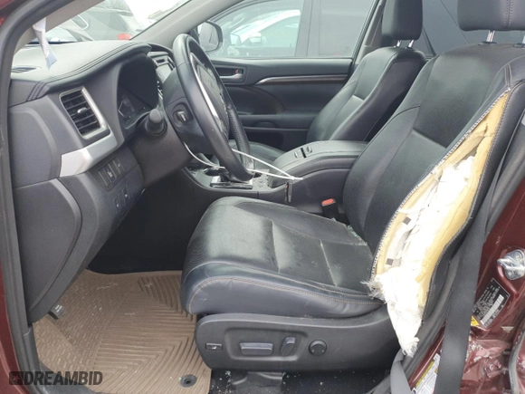 2015 Toyota Highlander Limited with VIN 5TDDKRFH2FS097303, listed as a Copart auction lot 51503045 with NaN miles and Clean Title. Bid and sale history available at carsss.com. Image 7.