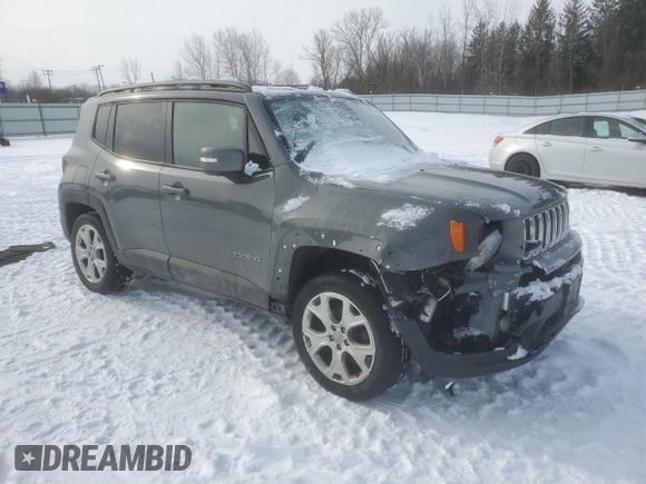2020 Jeep Renegade Limited with VIN ZACNJBD16LPL76313, listed as a Copart auction lot 43918385 with 69,134 mi miles and Salvage title. Bid and sale history available at DreamBid. Image 4.