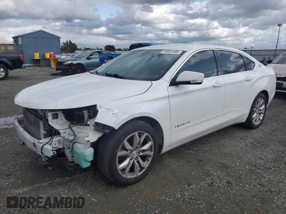 2018 Chevrolet Impala LT with VIN 2G1105S3XJ9146978, listed as a Copart auction lot 50801385 with 97,832 mi miles and Salvage Title. Bid and sale history available at DreamBid. Image 1.