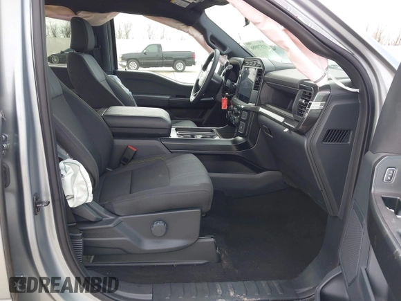 2024 Ford F-150 STX with VIN 1FTFW2L50RKE89481, listed as a IAAI auction lot 41570986 with 2,955 mi miles and . Bid and sale history available at carsss.com. Image 5.
