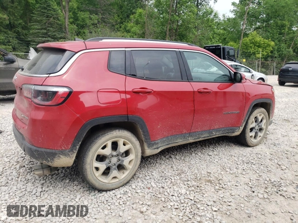 2021 Jeep Compass Limited with VIN 3C4NJDCB0MT572749, listed as a Copart auction lot 59844945 with 105,049 mi miles and Salvage title. Bid and sale history available at DreamBid. Image 3.