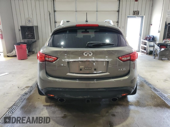 2009 Infiniti FX with VIN JNRAS18WX9M153861, listed as a Copart auction lot 64962495 with 257,999 mi miles and Salvage title. Bid and sale history available at DreamBid. Image 6.