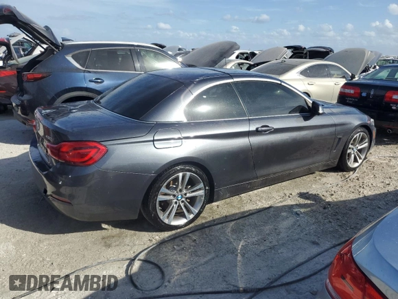 2019 BMW 4 Series 430i z VIN WBA4Z1C54KEE48686, wystawiony jako Copart lot #75761944 z przebiegiem Nie podano mil oraz Nie do naprawy • Non repairable. Historia ofert i sprzedaży dostępna na DreamBid. Obrazek 3.