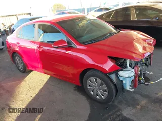 2020 Kia Rio LX with VIN 3KPA24AD5LE258565, listed as a IAAI auction lot 41313114 with 51,365 mi miles. Bid and sale history available at carsss.com. Image 1.