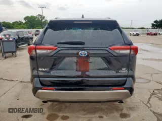2022 Toyota RAV4 Hybrid SE with VIN JTM16RFV3ND078217, listed as a Copart auction lot 58384155 with 25,207 mi miles and Salvage title. Bid and sale history available at DreamBid. Image 6.