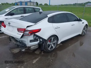 2018 Kia Optima SX with VIN 5XXGW4L2XJG247253, listed as a IAAI auction lot 42236935 with 40,737 mi miles and . Bid and sale history available at DreamBid. Image 4.