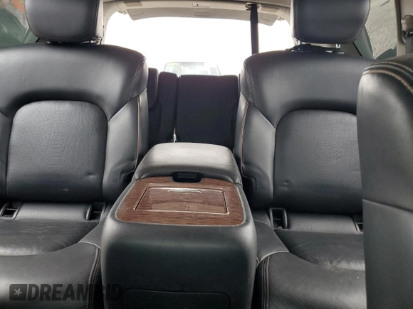 2020 Nissan Armada SL with VIN JN8AY2NDXL9107808, listed as a Copart auction lot 43818765 with 90,561 mi miles and Salvage Title. Bid and sale history available at carsss.com. Image 10.