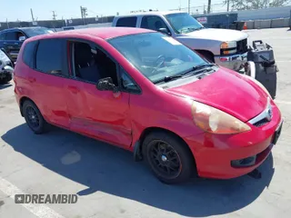 2008 Honda Fit with VIN JHMGD384X8S058806, listed as a IAAI auction lot 42003885 with 216,612 mi miles. Bid and sale history available at carsss.com. Image 1.