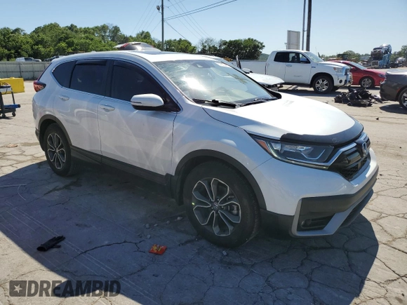 2021 Honda CR-V EX-L z VIN 7FARW1H86ME013580, wystawiony jako Copart lot #57812465 z przebiegiem 89 681 mil mil oraz Szkoda całkowita • Salvage title. Historia ofert i sprzedaży dostępna na DreamBid. Obrazek 4.