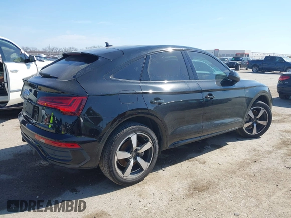 2023 Audi Q5 Sportback S line Premium Plus with VIN WA15AAFY8P2189642, listed as a IAAI auction lot 41662708 with 18,926 mi miles and . Bid and sale history available at DreamBid. Image 4.