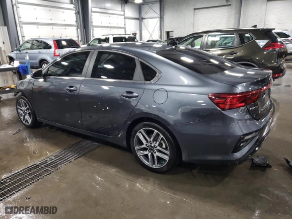 2019 Kia Forte EX with VIN 3KPF54AD3KE021455, listed as a Copart auction lot 75769754 with 56,321 mi miles and Salvage Title. Bid and sale history available at carsss.com. Image 2.
