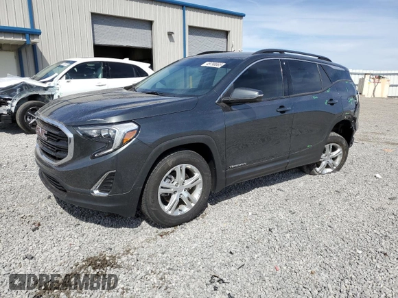 2019 GMC Terrain SLE with VIN 3GKALMEV1KL105891, listed as a Copart auction lot 49798665 with 50,249 mi miles and Salvage Title. Bid and sale history available at carsss.com. Image 1.