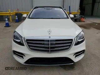 2018 Mercedes-Benz S 560 with VIN WDDUG8GB8JA415359, listed as a Copart auction lot 51053284 with 65,292 mi miles and Salvage Title. Bid and sale history available at DreamBid. Image 5.