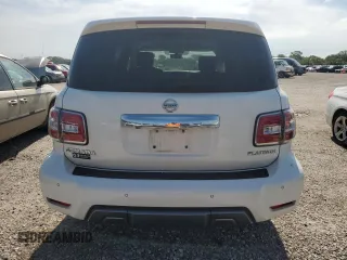 2019 Nissan Armada SV with VIN JN8AY2NC8K9581827, listed as a Copart auction lot 63227494 with 100,554 mi miles and Salvage Title. Bid and sale history available at carsss.com. Image 6.